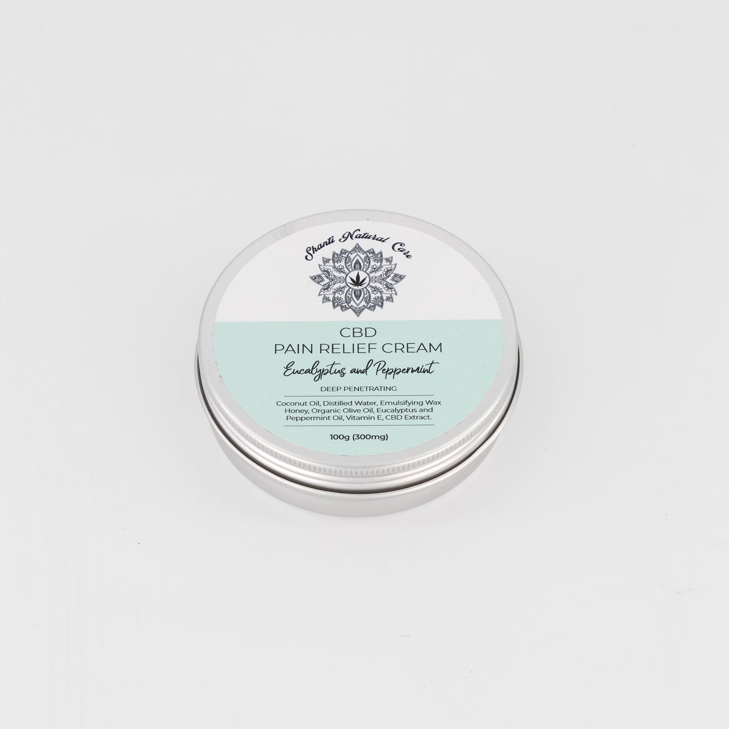 Shanti Natural Care | CBD Deep Penetrating Cream Eucalyptus & Peppermint