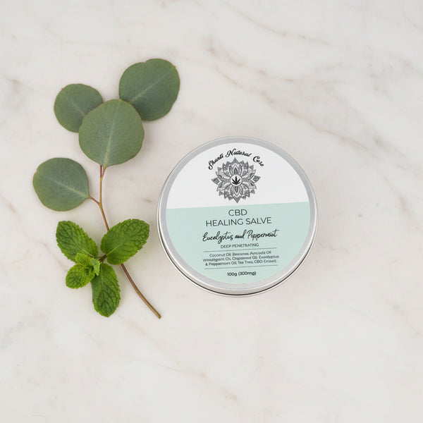 CBD Healing Salve Eucalyptus & Peppermint 100g/300mg