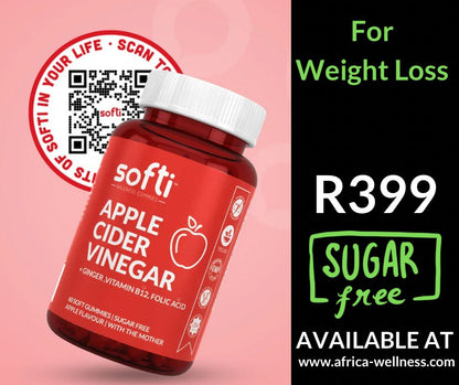 Softi Aplle Cider Vinegar Gummies -60 pack